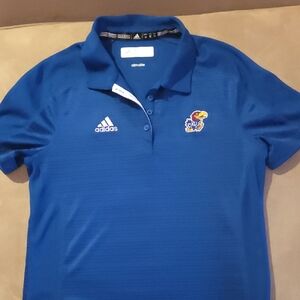 Adidas Royal Blue Polo with Embroidered Logo Bundle